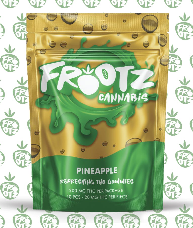 Product: Frootz | Gummies - 200mg - Pineapple