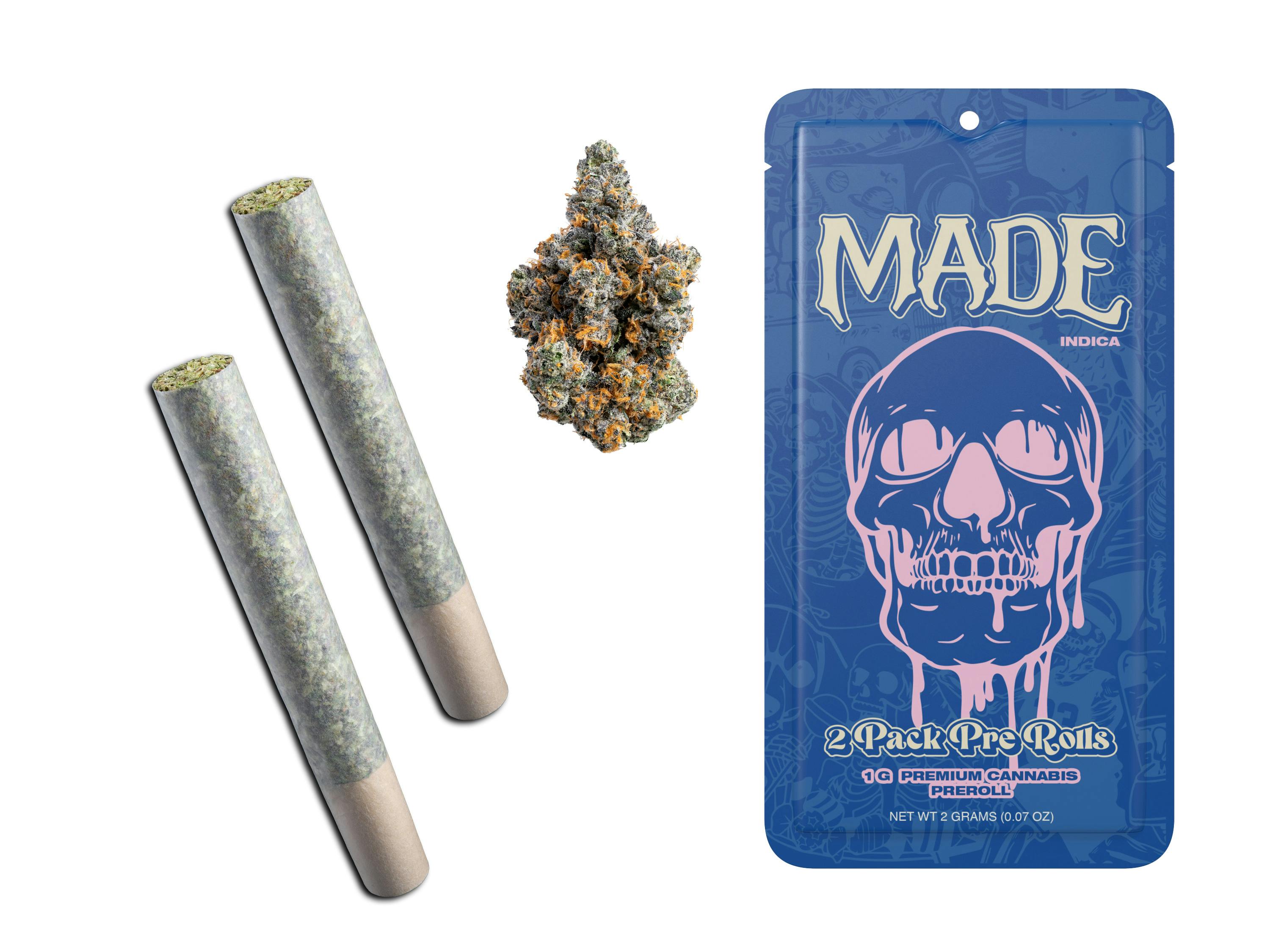 Made 2g Pre-Roll 2pk - Noire Night x