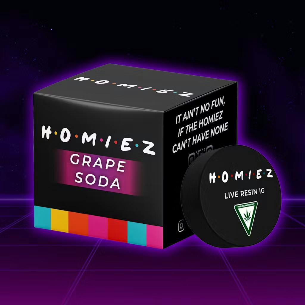 Homiez - 1g Live Resin - Grape Soda