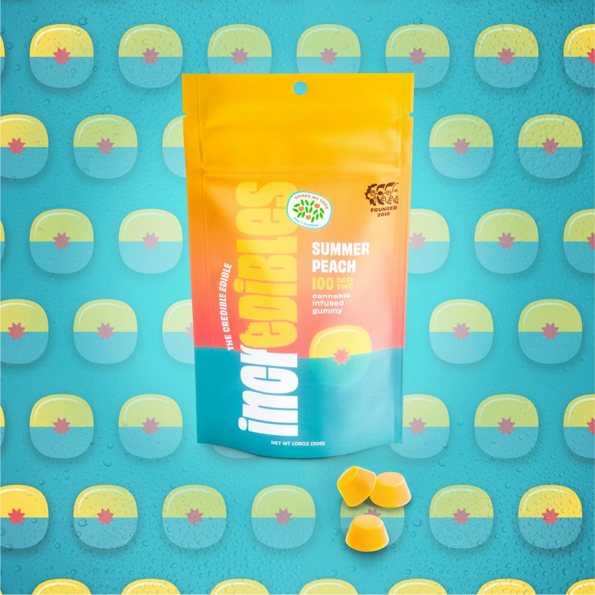 Image of Summer Peach | 100mg Gummies