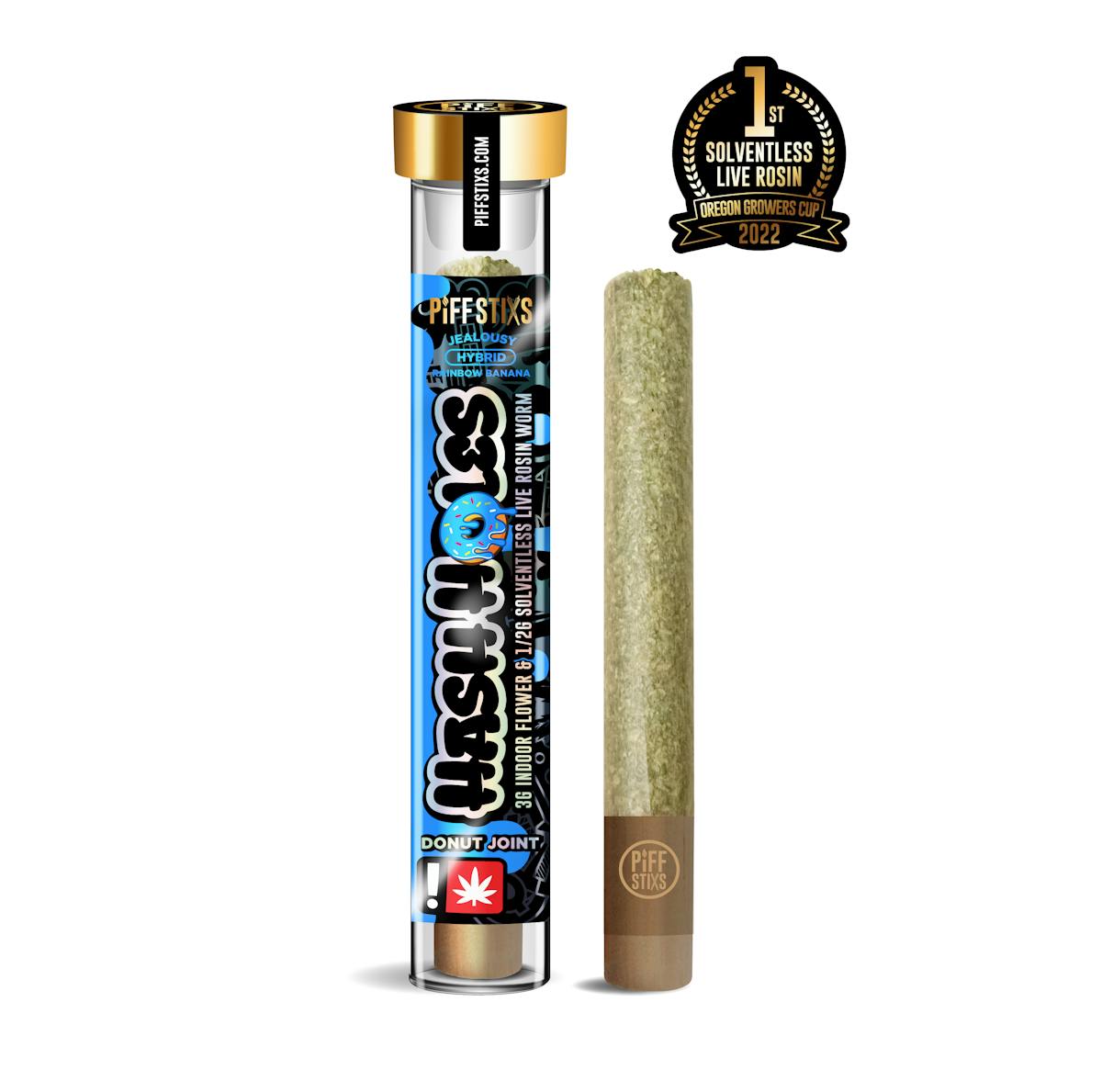 Piff Stixs 3.6g JEALOUSY + GAS BUGNES Hash Holes Donut Joint 3.6g Pre ...