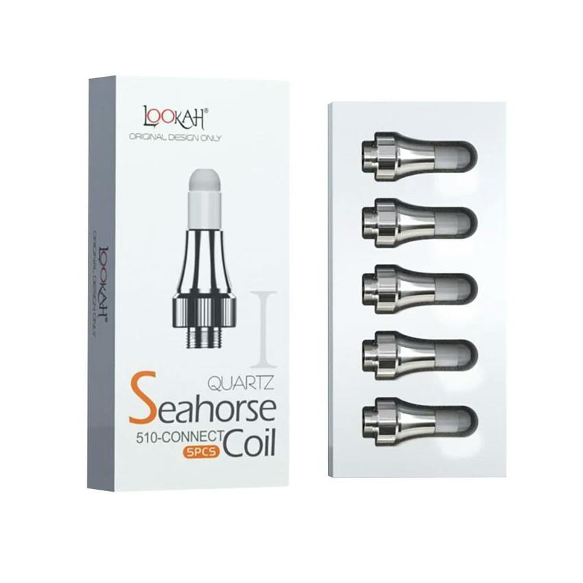 Product Lookah Seahorse Replacement Coils - COIL 1  Quartz | 5pk