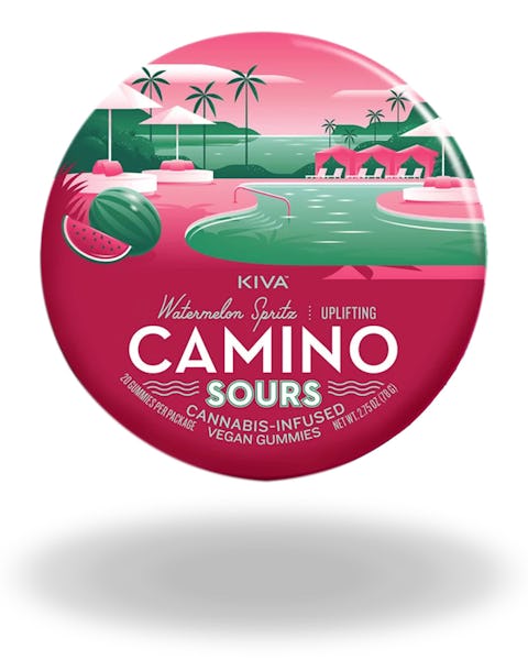 Product: Camino Sours | Watermelon Spritz Sativa Gummies | 200mg