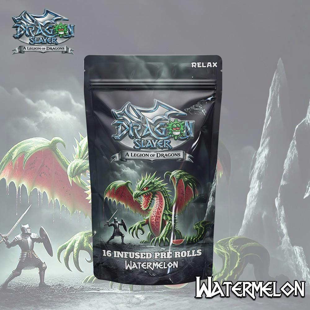 Dragon Slayer - 16-Pack .8g Infused Prerolls - Watermelon