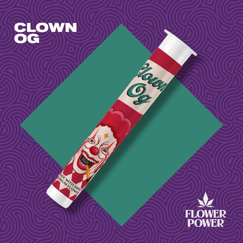 Flower Power | 1g Preroll | Clown OG