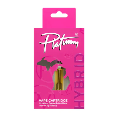 Platinum Vape - 1g Cart - Lemon Cherry Gelato - CARTRIDGES by Platinum Vape at King of Budz