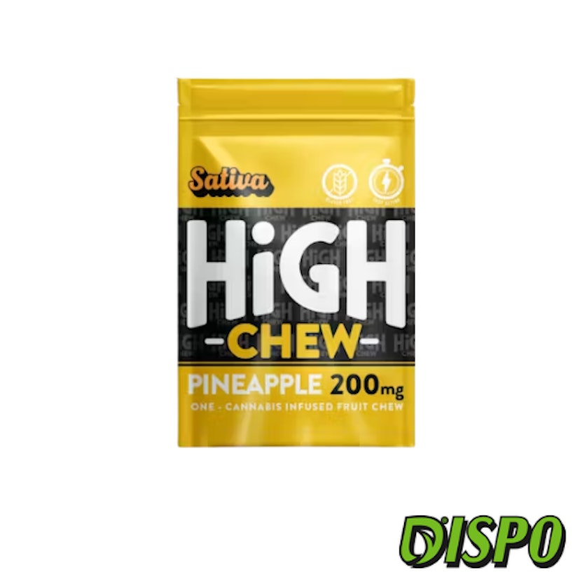High Chew - Pineapple 200mg Gummies