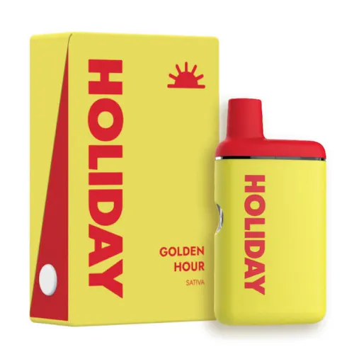 Holiday | Vape | Golden Hour Sativa | 1g-active