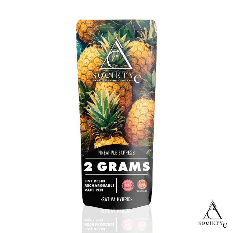 Society C - 2g Live Resin Disposable - Pineapple Express