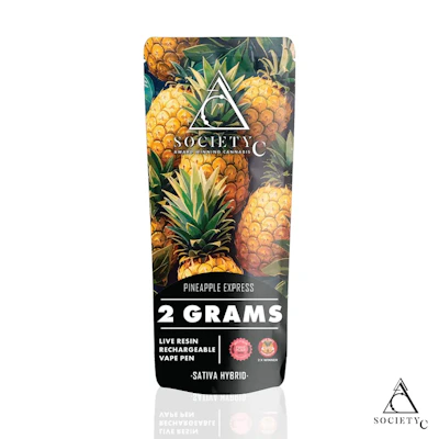 Society C - 2g Live Resin Disposable - Pineapple Express