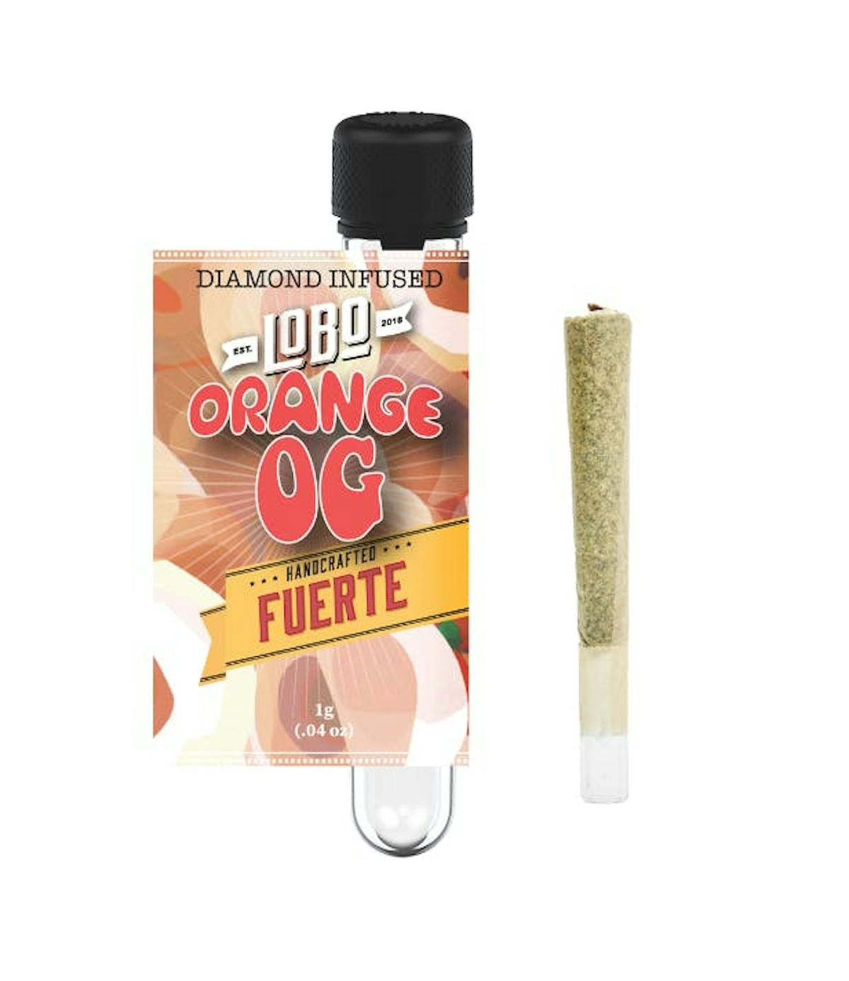 Photo of Lobo | Orange OG | Diamond Infused FUERTE Pre-Roll 1G