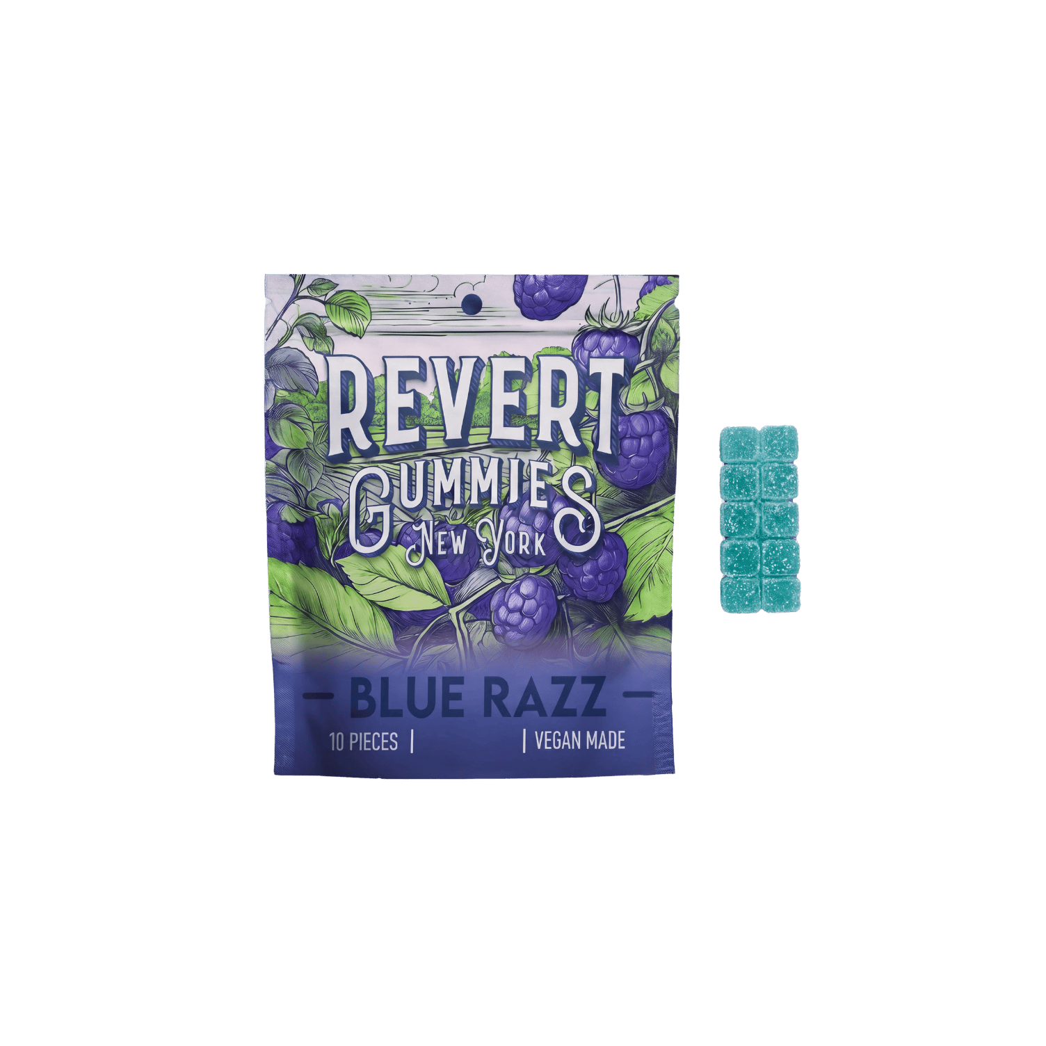 Revert Cannabis | Blue Razz | 100mg | 10ct