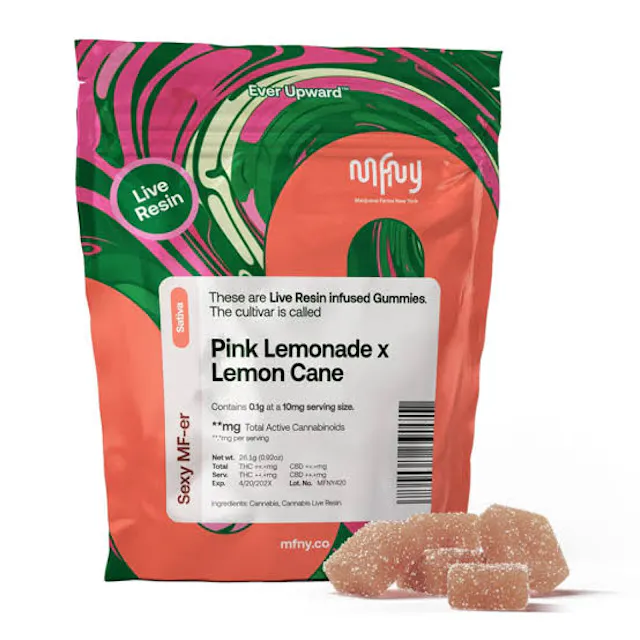 MFNY MFNY | STRAWBERRY LEMONADE X LEMON CANE | LIVE ROSIN GUMMIES