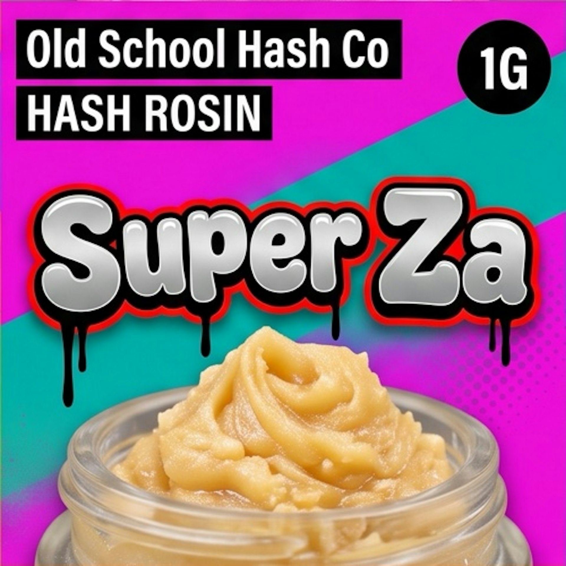 Old School Hash Co - Super Za 1G Hash Rosin