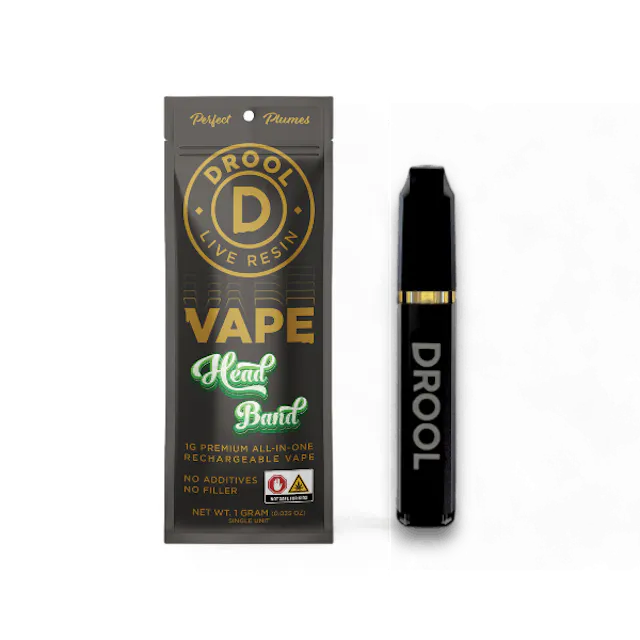 Drool Live Resin Disposable Head Band 1g (hybrid)