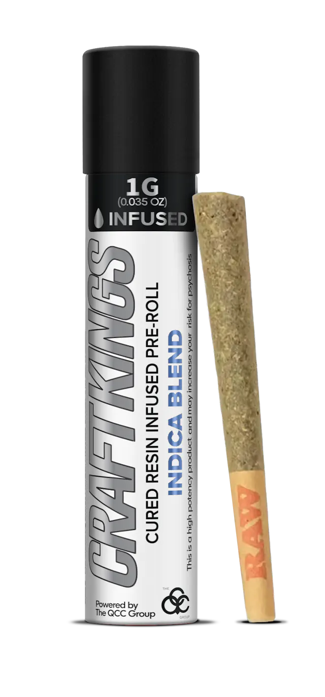 Craft Kings Infused Pre-Roll Indica Blend 1g