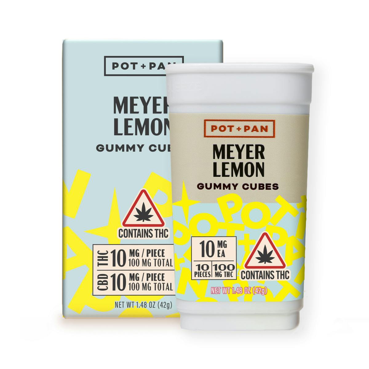 Image of Meyer Lemon | 100mg 1:1 Gummies