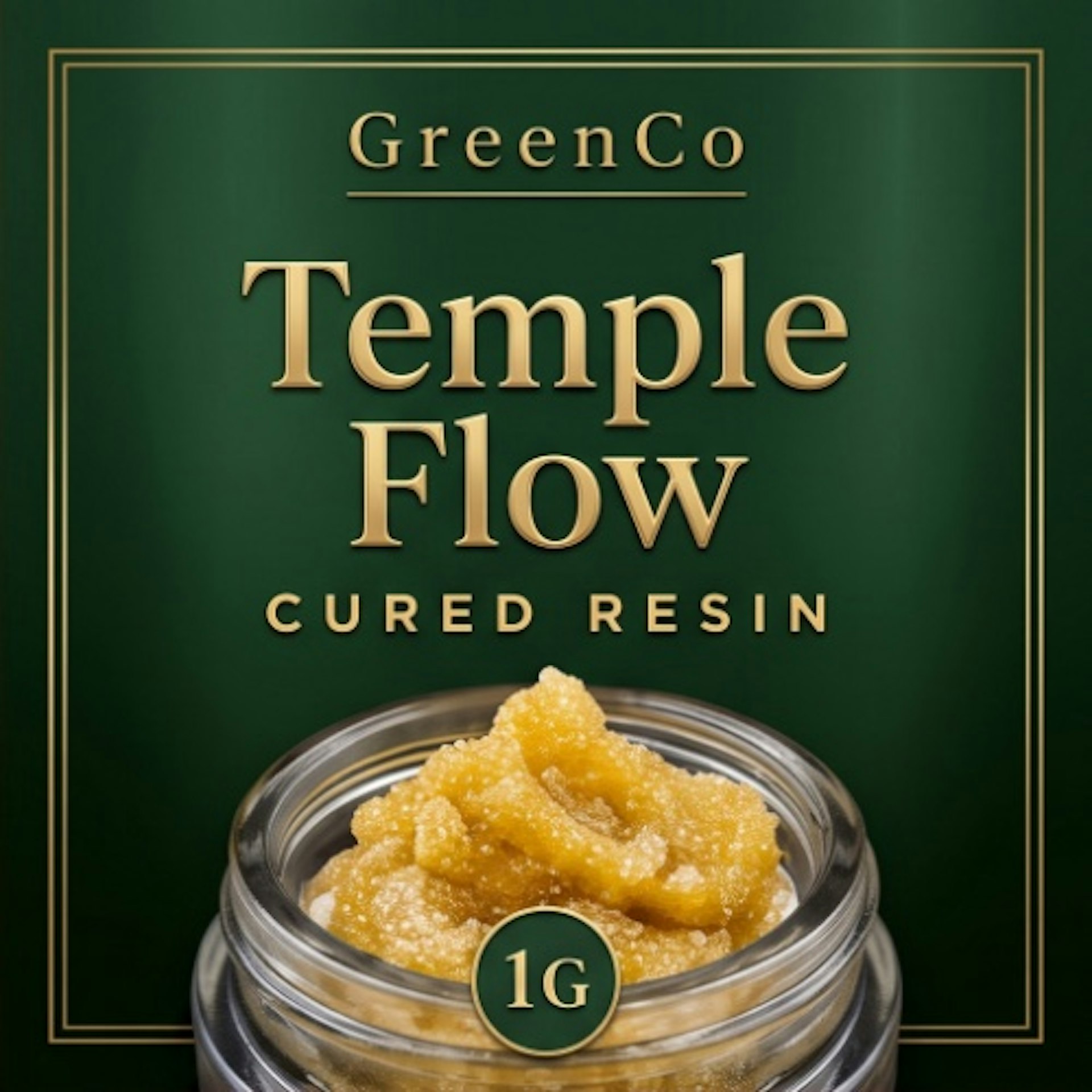 GreenCo - Temple Flow Cured Resin