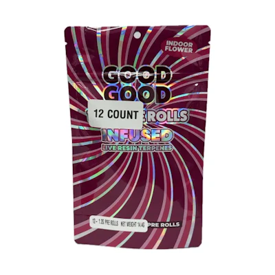 Good Good - 12-Pack 1.2g Infused Prerolls - Sherblato