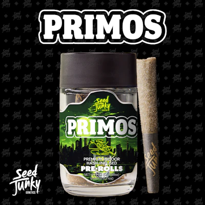 Seed Junky - 5-Pack .6g Bubble Hash Infused Prerolls  - Sour Shotz - PRE_ROLLS by Seed Junky at King of Budz