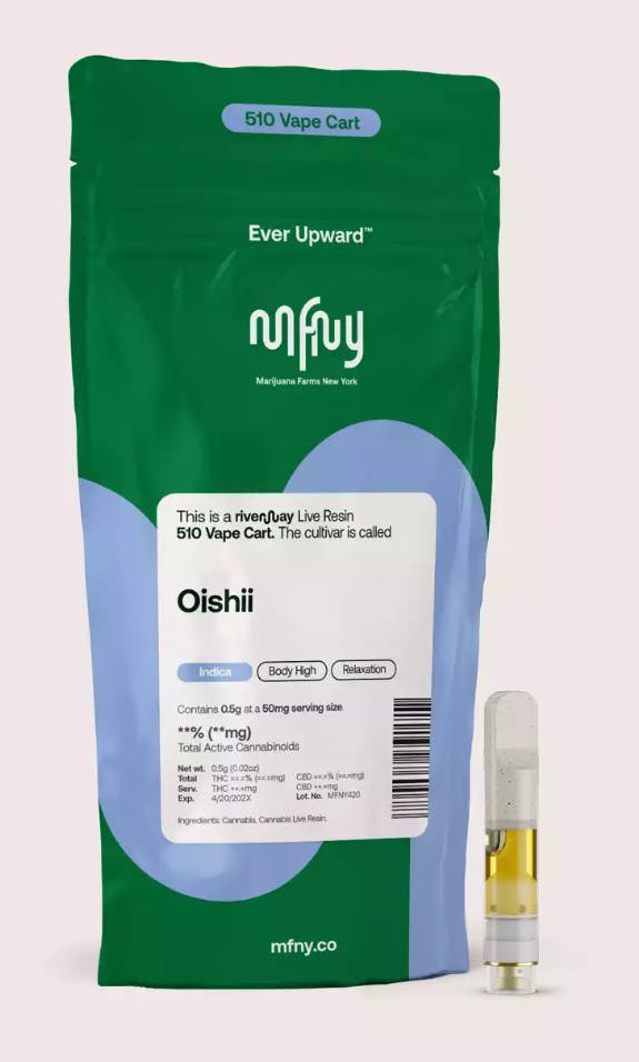 Oishii #4 Live Resin 510 Cart | .5g -2