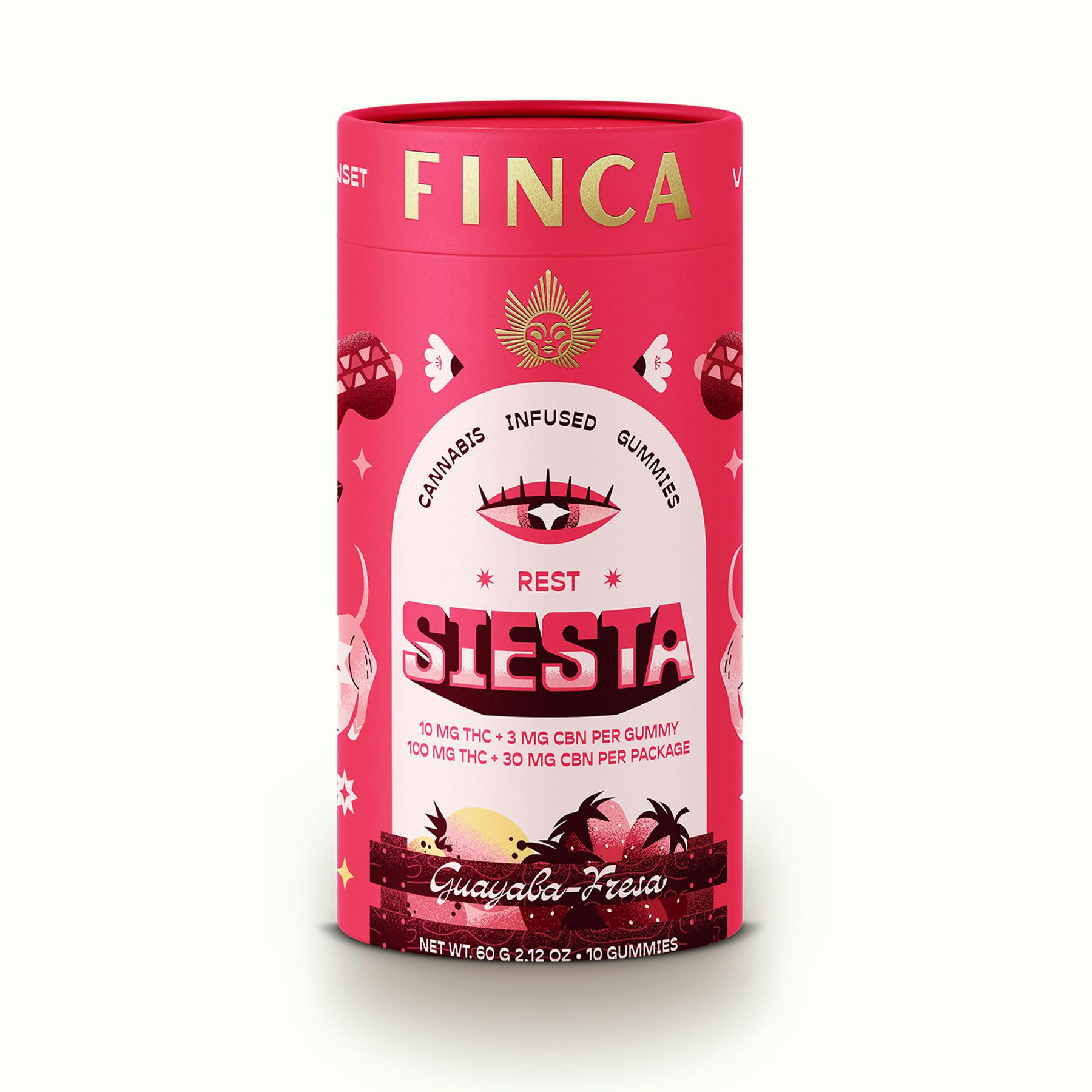 Siesta Guava Strawberry Rest Gummies
