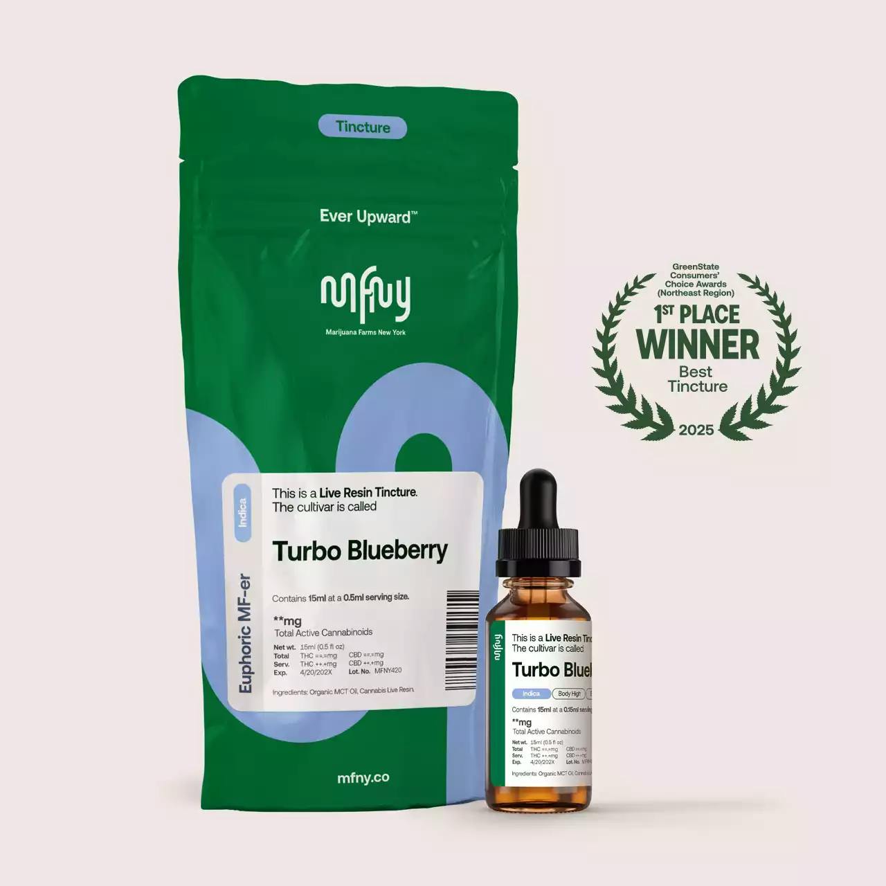 MFNY | Turbo Blueberry | Live Resin Tincture | 350mg