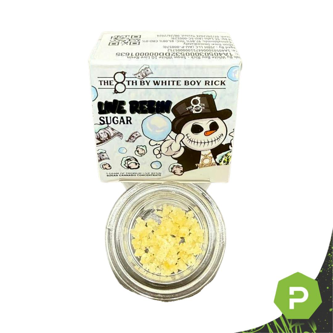 The 8th White Boy Rick Live Resin Sugar | Snow White - Puff