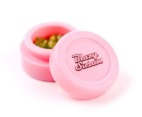 Blazy Susan – Silicone Dab Jars – 32mm Assorted Colors-1