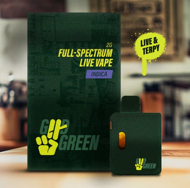 Product GTI Good Green Disposable (Full Spectrum) - Animal Face (Indica) 2g
