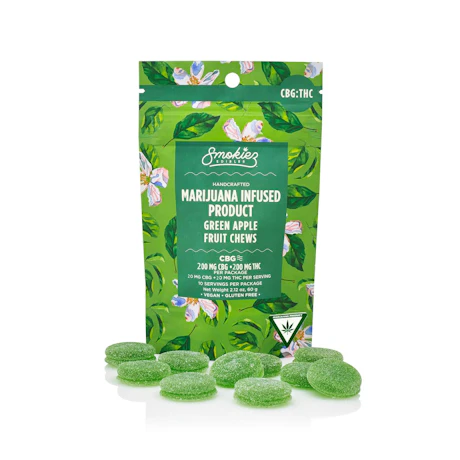 Smokiez - 200mg 1:1 THC:CBG - Sweet Green Apple - product image at King of Budz