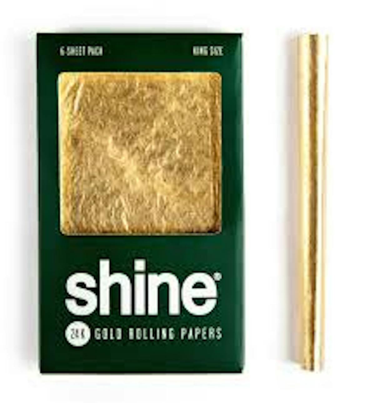 Photo of Shine 24k Gold King Size 6pk rolling paper
