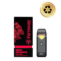 Product Fernway - Alpine Strawberry Flavor Line Traveler Pro Disposable Vape (2g)