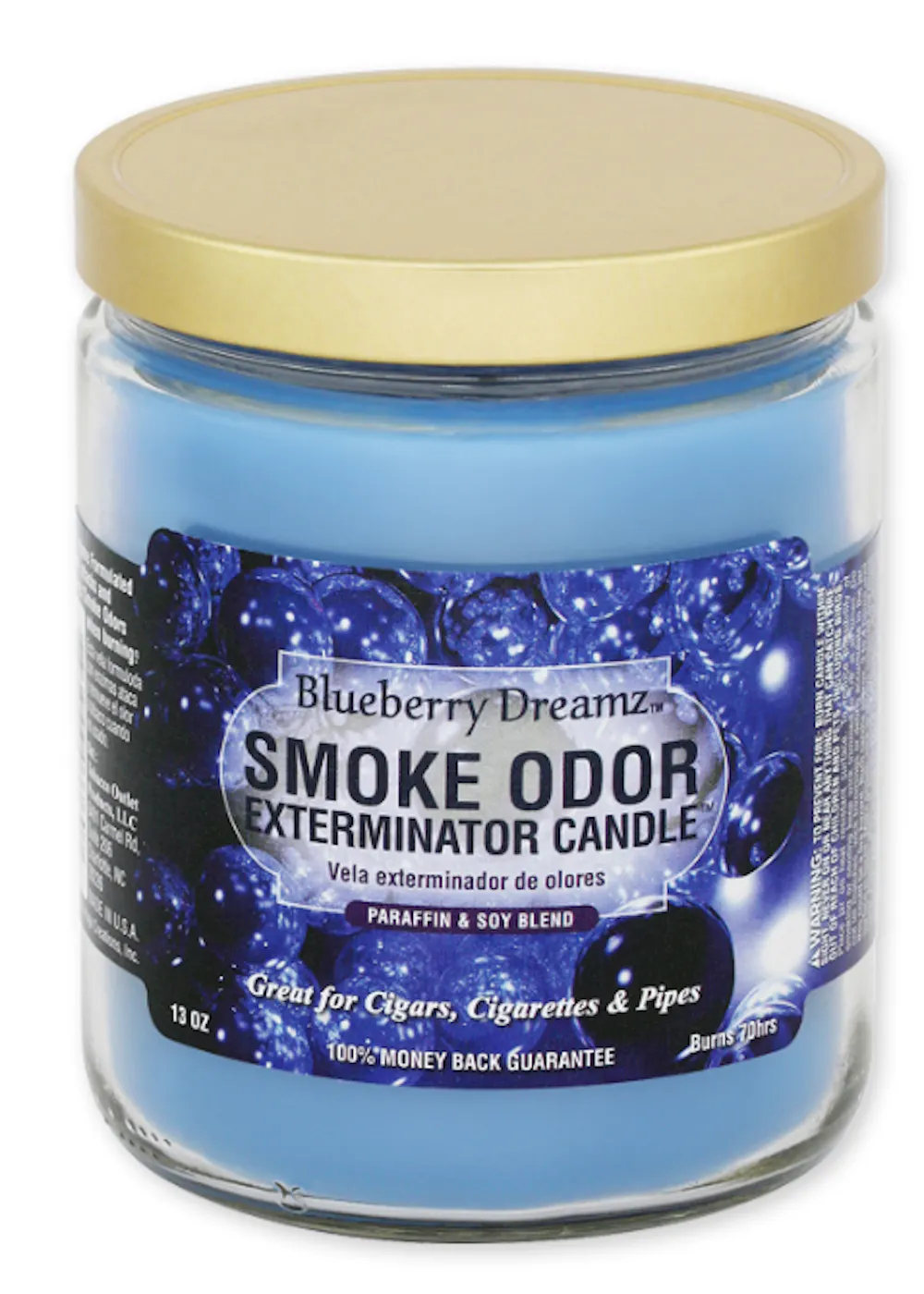 Product Smoke Odor Eliminating Candle 13oz BLUEBERRY DREAMZ