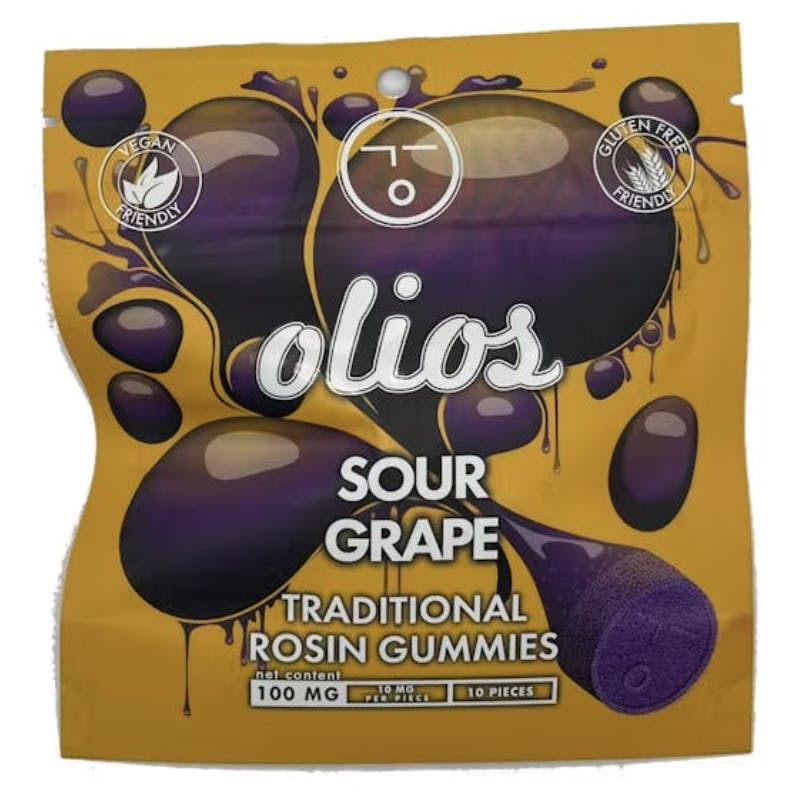 Olio- Live Rosin Gummies - Sour Grape