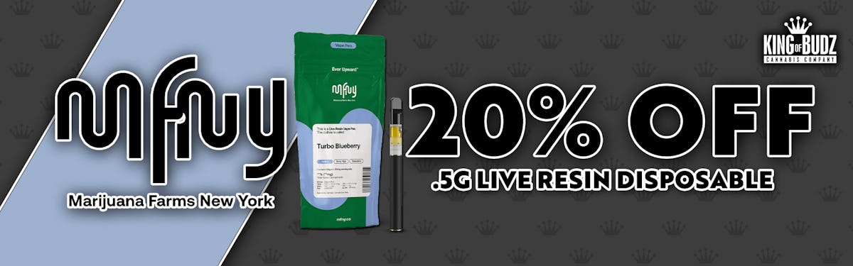 MFNY - .5g Live Resin Disposable - 20 Percent OFF