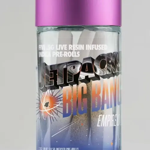 Jetpacks Pre Roll Pack Big Bang Infused | 5pk 0.5g ea | Empire OG (I)-1