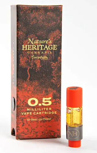 Natures Heritage Strawberry Jelly Live Resin Vape Cartridge 500mg-1