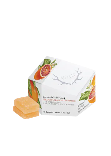 Wyld Blood Orange 1:1 THC:CBC Gummies 10mg 10pk (100mg)-1