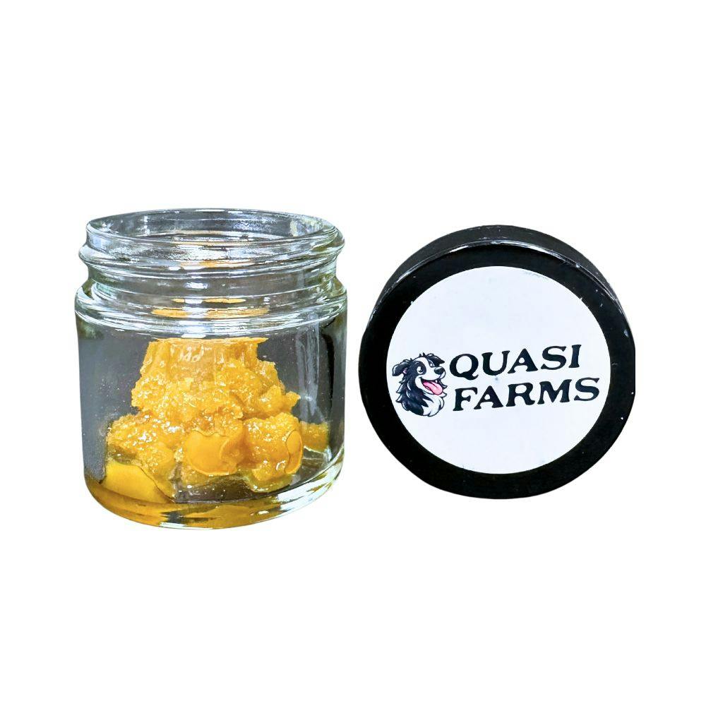 Quasi Farms - 7g Cured Badder Baller Bucket - Mac Cherry Trop
