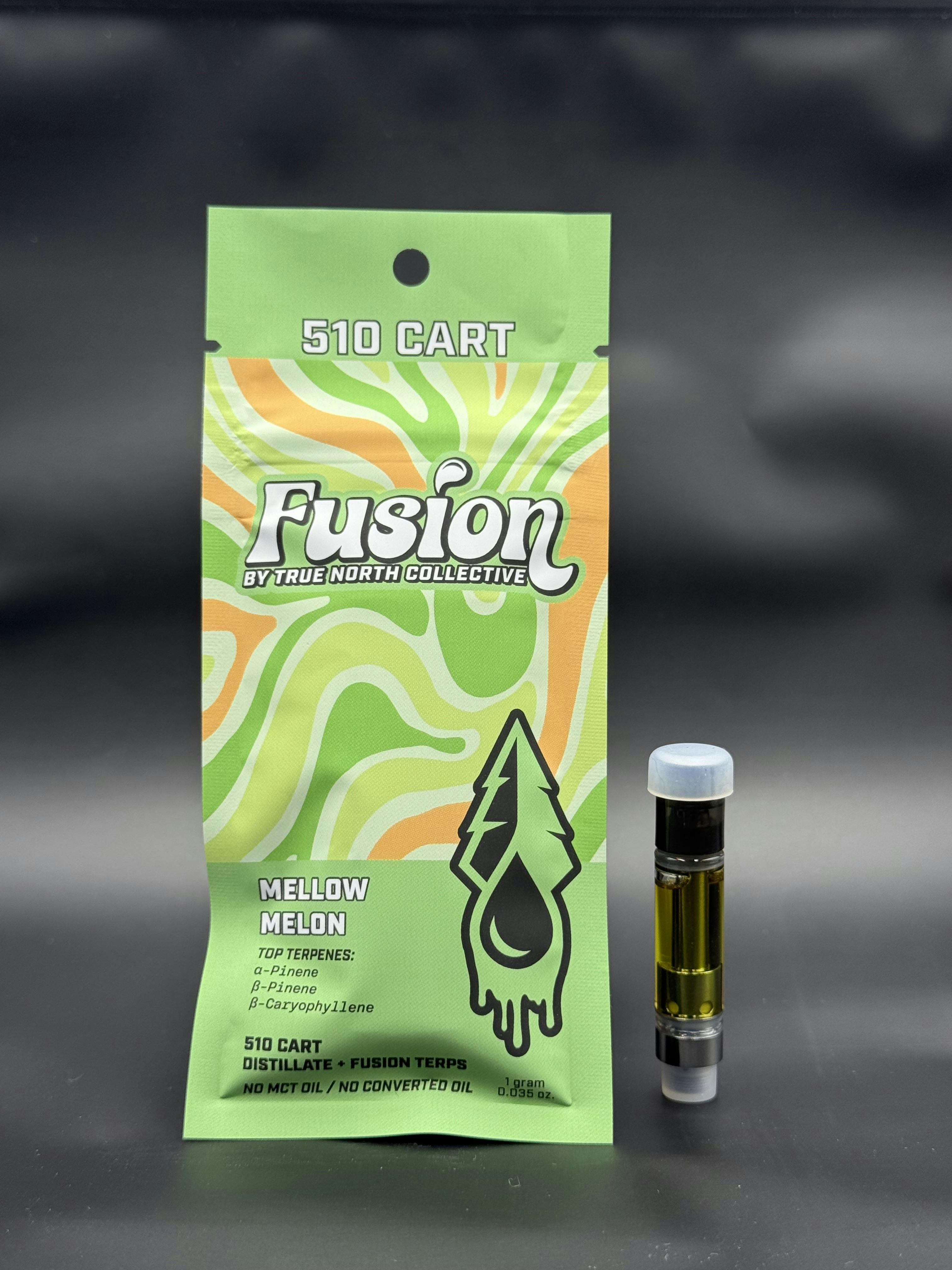 Product: True North Cartridges | Mellow Melon Fusion Distillate Cartridge | 1g