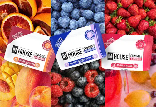 In House – Watermelon 8:1 THC:CBG Fast Acting Gummies (10ct/40mg)-active