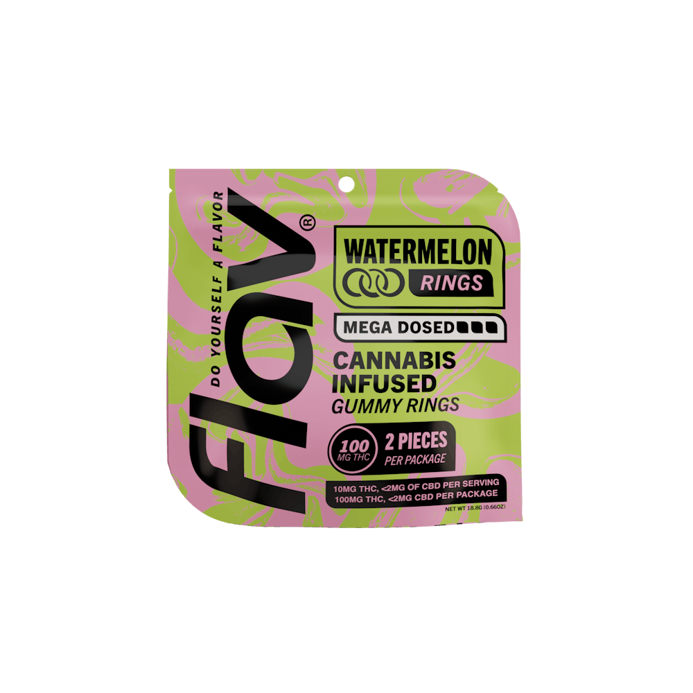 Product Watermelon Mega Rings - 100mg