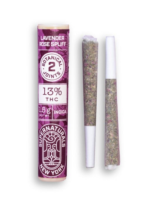 Supernaturals NY | Lavender Rose Spliff 2pk Botanical Pre-Roll