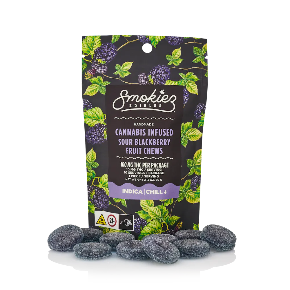 Product Smokiez - Sour Blackberry - 10pk - 100mg