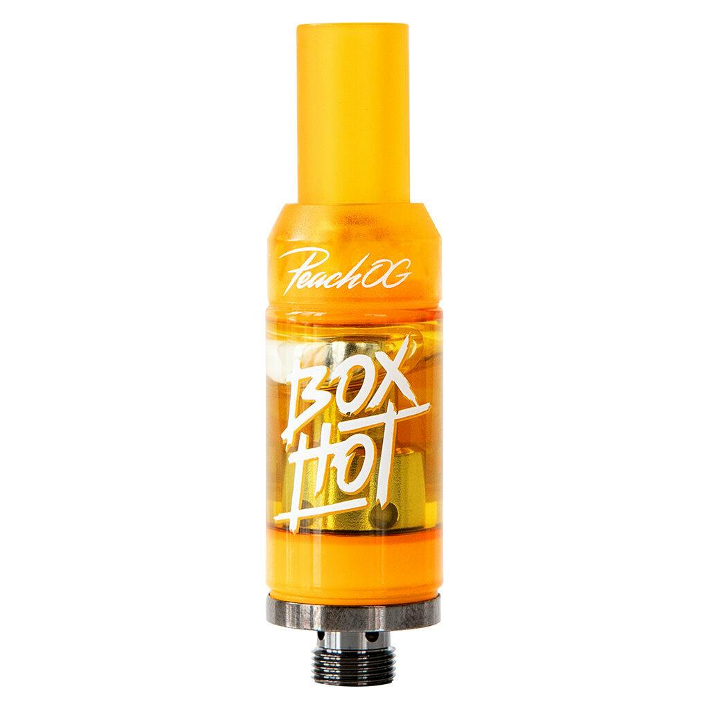 elfbar nachfüll pod läuft aus Boxhot - Peach OG 510 Vape Cartridge - Sativa | Inspired Cannabis