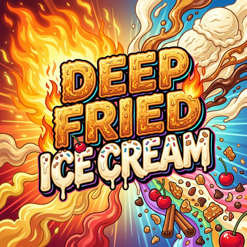 American Grown - Deep Fried Ice Cream - Buds