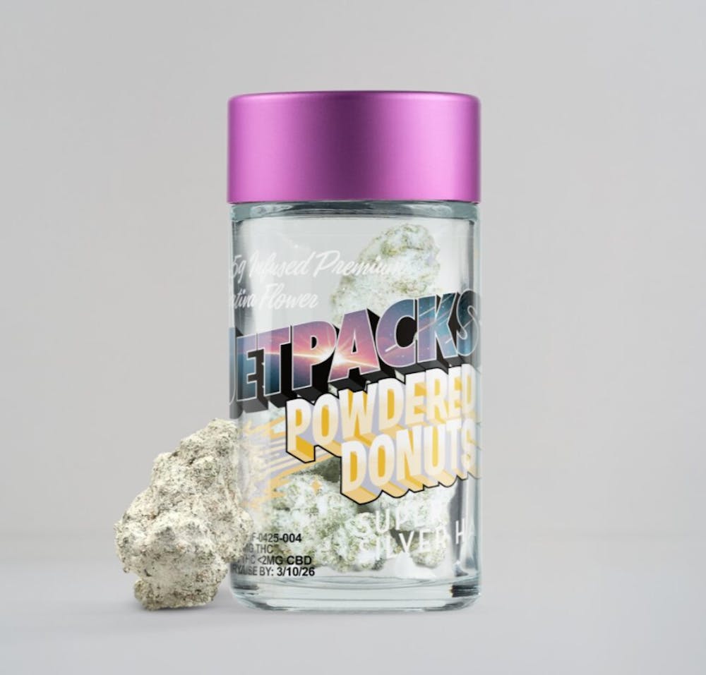 Product Powdered Donuts Infused Flower |  Super Silver Haze (S) Jetpacks