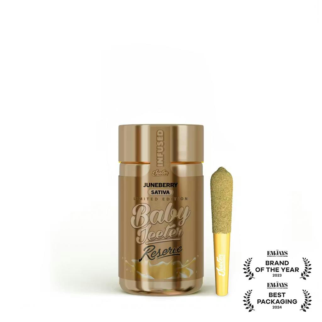 Jeeter - 5-Pack .5g Quad Infused Prerolls - Juneberry(Reserve)