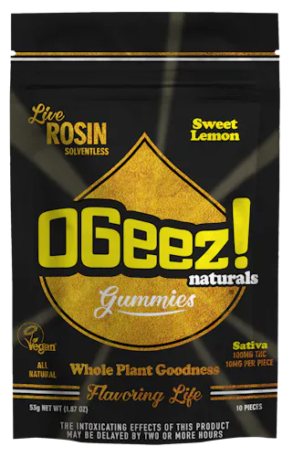 Vegan Sweet Lemon Live Rosin – 100mg-active